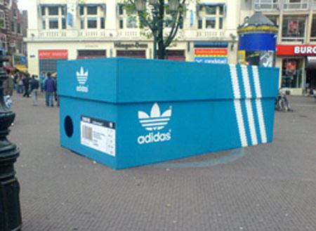 Adidas Giant Shoe Box