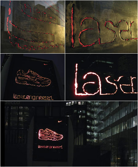 Nike Laser Billboard 3