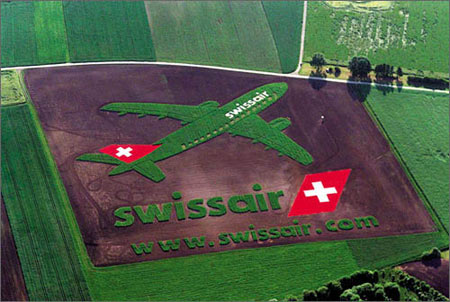 SwissAir, by Artfield